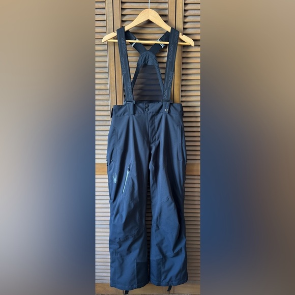 Spyder Insulated Thinsulate Men’s Ski Bib Snow Pants size Medium 50 EUC - Picture 4 of 16